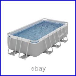 Swimming Pool 13ft, 400x200cm XL Steel Frame Above Ground & Filter Pump