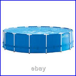 Swimming Pool 15Ft Above Ground for Home Outdoor Garden Set Prism Frame Intex UK