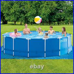 Swimming Pool 15Ft Above Ground for Home Outdoor Garden Set Prism Frame Intex UK