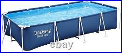 Swimming Pool Bestway Steel Pro 4.00m x 2.11m x 81cm Rectangular Above Ground