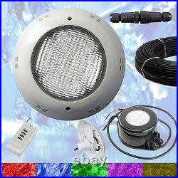 Swimming Pool LED Light RGB Above Ground / Vinyl Bright + Power + Cable NEW