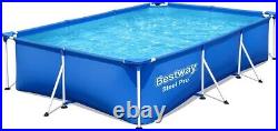 TOY PARK Above Ground Portable Swimming Rectangle Pool for Adults 9.10 FT X 6.7