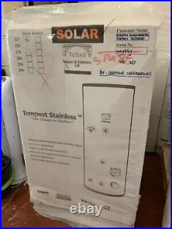 Telford tempest 125 direct solar water heater NEW boxed