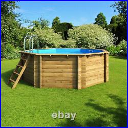 Tropic Octo 414 Wooden Pool 4.14m Octagonal Above Ground Swimming Pool