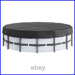 VEVOR 18 Ft Round Pool Cover Above Ground Swimming Pool Cover Drawstring Design