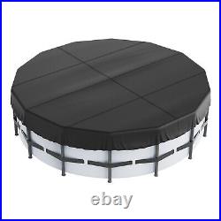 VEVOR 18 Ft Round Pool Cover Above Ground Swimming Pool Cover Drawstring Design