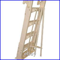 Vinyl Works SLA A Frame Above Ground Pool Ladder Steps with Slide Lock Barrier