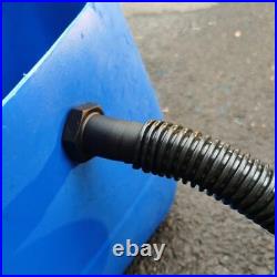 Water Butt Hose Pipe Black Corrugated Extension Overflow Tube Flexible Connector