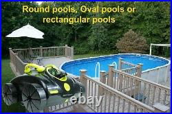 Waterjet Pool Cleaner for Above Ground or other Flat Bottom pools, 40ft cord