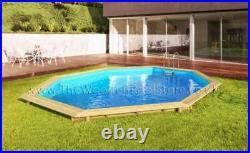 Weva Octo 530 Wooden Pool 5.28m Octagonal Above or In Ground Swimming Pool