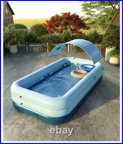 Wireless Automatic Inflatable Swimming Pools Above Ground Home Adult Kids Large