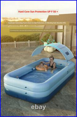 Wireless Automatic Inflatable Swimming Pools Above Ground Home Adult Kids Large