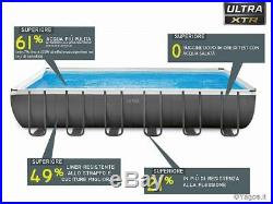 XTR Ultra Frame Intex 26356 18ft x 9ft x 52Above Ground Swimming Pool Sand Pump